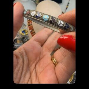 Vintage Multicolor Enamel Bracelet